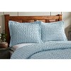 Twin Isabella Comforter 100% Cotton Tufted Chenille Comforter Set Blue - Better Trends - 2 of 4