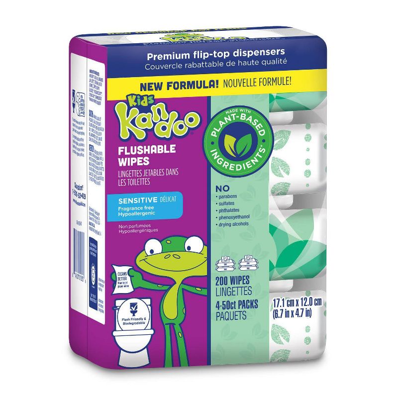 Kandoo Flushable Wipes with Flip Top (Select Count), 1 of 10