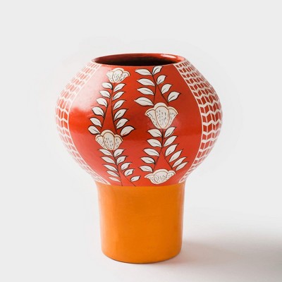 Mela Artisans Tulip Terracotta Round Vase : Target