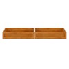 AFI Furnishings Mid-Century Modern Under Bed Storage Drawers, Twin/Full, Light Toffee - 4 of 4