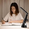 LumiCharge Mini LED Desk Lamp Built-in Wireless Phone Charger Smart Desk Lamps for Home Office Clock and Alarm Display Compatible with Apple - image 2 of 3