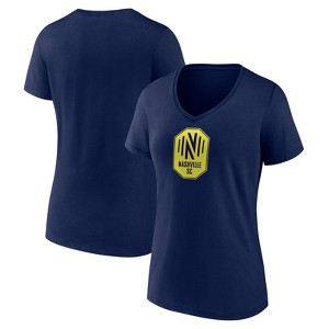 MLS Nashville SC Women's V-Neck Top Ranking T-Shirt - 1 of 3