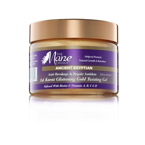 Mane Choice Ancient Egyptian 24 Karat Gold Twisting Gel 12 Fl Oz