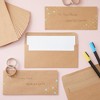 Juvale 100-Pack #10 Brown Business Envelopes Bulk for Checks, Invoices, Gift Certificates, Mailing Letters, Invitations, Documents, 4-1/8x9-1/2 In - 2 of 4