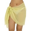 HAPPY BAY Sarong for Women Chiffon Cover Up Short Women's Summer Pool Beach Wrap Skirt Bikini Cover-ups Dress - 2 of 4