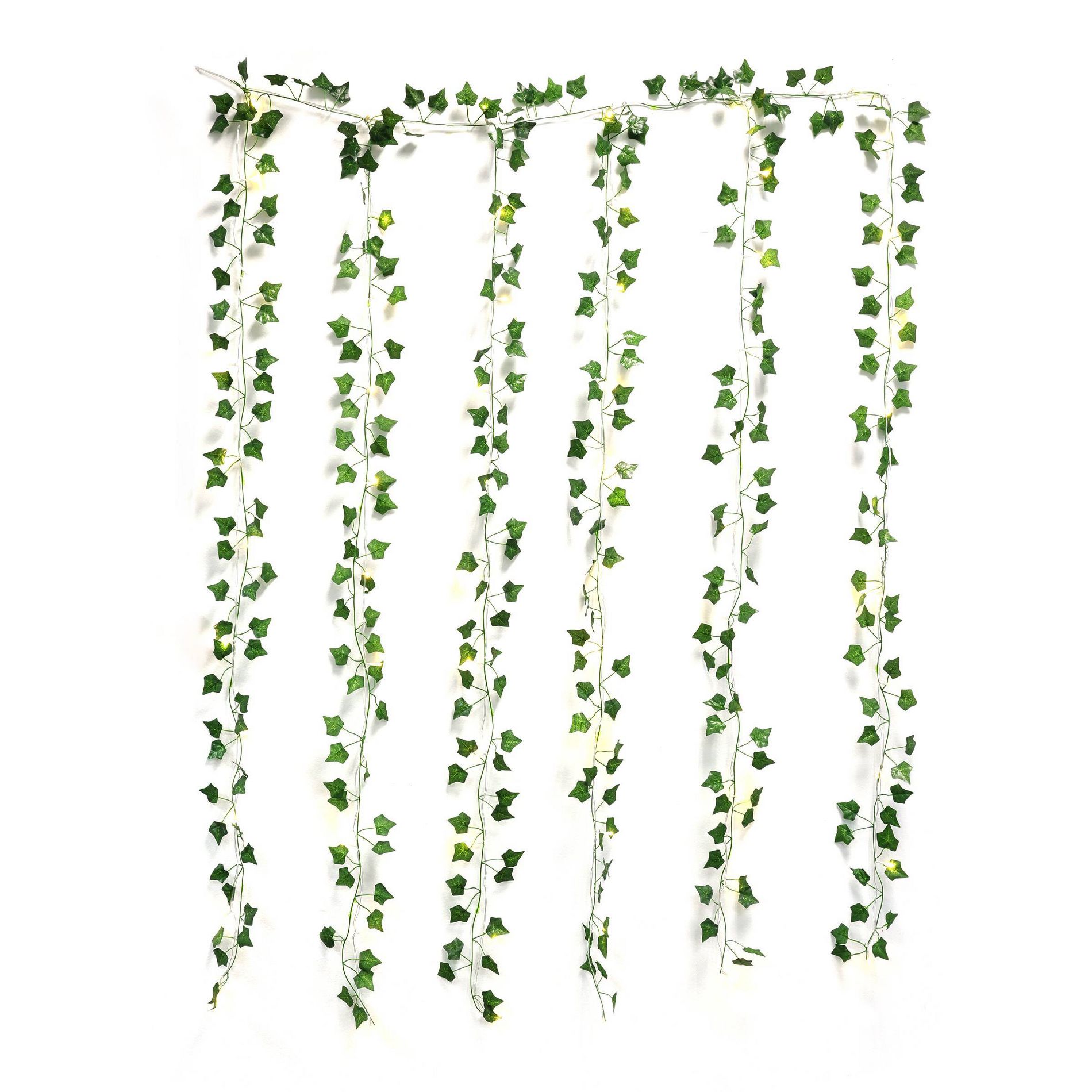 Xtreme Lit Green Leaf Curtain Lights