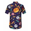 Clearlove Men's Hawaiian Shirt Short Sleeves Printed Button Down Summer Beach Dress Shirts - 3 of 4