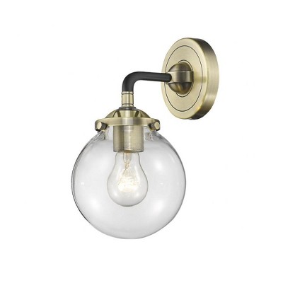 Nouveau - 1 Light Beacon Wall Sconce In TransitionalStyle-9 Inches Tall and 6 Inches Wide