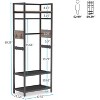 Tribesigns Freestanding Clothes Rack, Small Heavy Duty Closet Organizer Garment Racks - 2 of 4