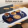 Electric Food Warming Mat, 7 Temp Levels (104°F-212°F), 250W Low Energy, 5H Timer, Child Lock, Ultra-Thin Roll-Up Buffet Warmer for Home/Parties, blue - 2 of 4