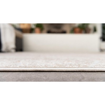 Sabrina Soto Beige 8' x 10' Geometric Flat-Woven Outdoor Rug