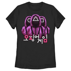 Women's Squid Game Worker Soldier Manager T-Shirt - 1 of 4