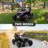 Ride On Car, Electric Car Toy, Remote Control, 24V 7AH Battery Powered Toy, 4-Wheeler Suspension, 2 Seater Ride on Toys for Kids - 4 of 4