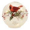 LED Frosted Cardinal Berry Globe (Set of 2) - 2 of 3