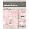 Silk Bonnet for Sleeping Silk Sleep Cap Double Layer Hair Bonnet with Elastic Tie Band for Curly Hair Night Cap - 3 of 4