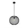 Elegant Lighting Kenna 1 Light Black Pendant With Clear Glass - 3 of 4