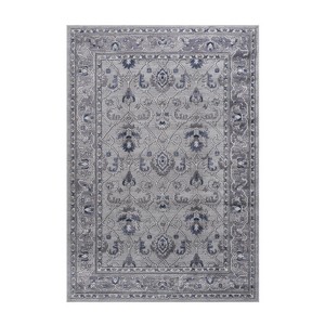6X9 rugs/Ivory/Bordered Non-Shedding Living Room Bedroom Dining Home Office Stylish and Stain Resistant Area Rug - 1 of 3