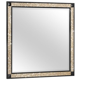 LIVELY BLACK/GOLD MIRROR - 1 of 1