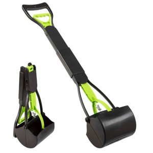 PETMAKER Foldable Pet Pooper Scooper, Green - 1 of 4