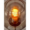 Adesso 71.5" Ashton Collection Tall Floor Lamp Black (Includes LED Light Bulb): Vintage Edison Bulbs, Smoked Glass - 4 of 4