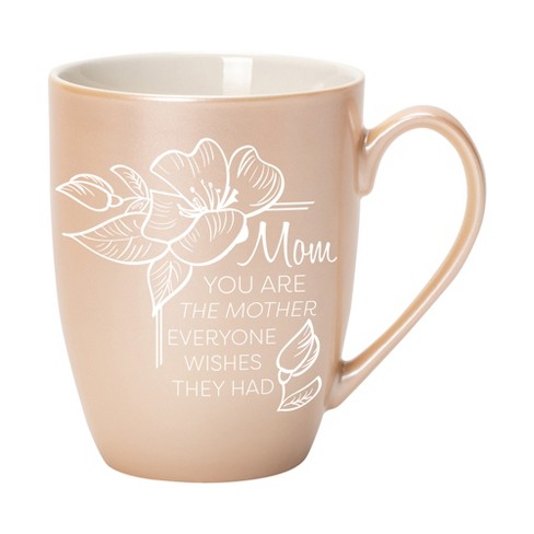 Elanze Designs Mom You Are The Mother Everyone Wishes They Had Precious Pearl 10 ounce New Bone China Coffee Cup Mug - image 1 of 1