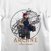League Of Legends Arcane Vi Gauntlet Icon Women's White Crew Neck Short Sleeve T-shirt - 2 of 2
