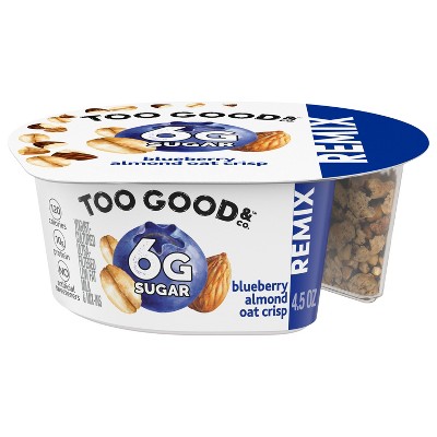 Too Good & Co. REMIX Blueberry with Oat and Almonds Yogurt - 4.5oz Cup