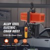 VEVOR 1100 lbs Electric Chain Hoist 15 FT Lifting Height,120V Electric Hoist, Single Phase Overhead Crane with G100 Chain,10 ft Wired Remote Control - 3 of 4