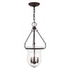 Livex Lighting Canterbury 3 - Light Pendant in  Bronze - 2 of 4
