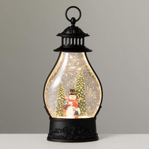 15.25"H Sullivans Lighted Snowman Lantern, Multicolored - 1 of 4