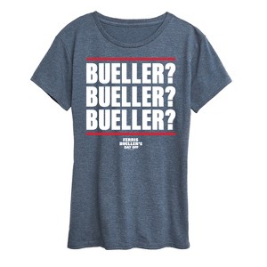 Women's - Ferris Bueller's Day Off - Bueller Bueller Bueller Short Sleeve Graphic T-Shirt - 1 of 4
