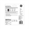 GE 40W 4pk CAM Long Life Incandescent Chandelier Light Bulb White: 360 Lumens, Dimmable, E26 Base, 2600K, Decorative Use - 3 of 4