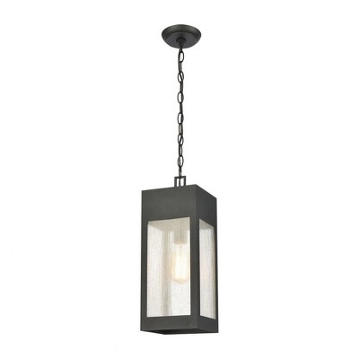 Elk Home Angus 1 - Light Pendant in  Charcoal
