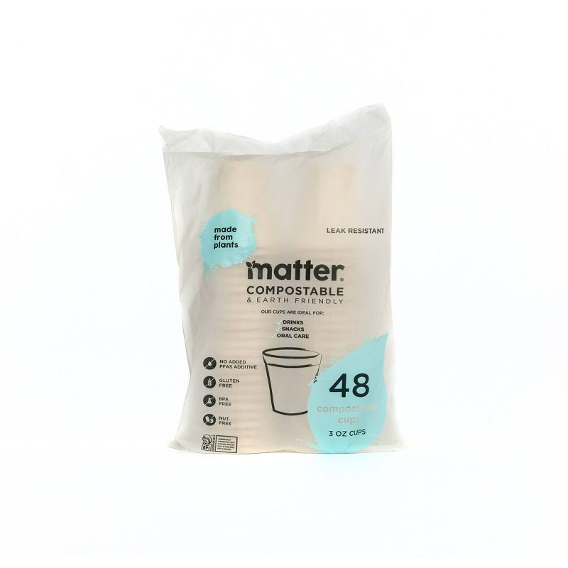 Matter Compostable Bathroom Cup - 3oz/48ct, 1 of 12
