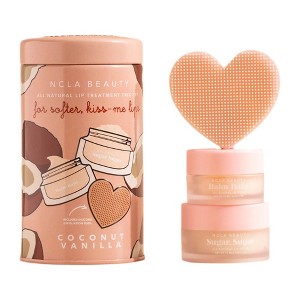 NCLA All Natural Lip Treatment Set - Lip Balm - Lip Scrub - Coconut Vanilla - 3 pc - 1 of 3