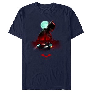Men's The Batman Moonlit Batmobile T-Shirt - 1 of 4
