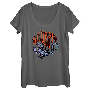 Women's Lost Gods Zodiac Scorpio Art Symbol T-Shirt - 1 of 4