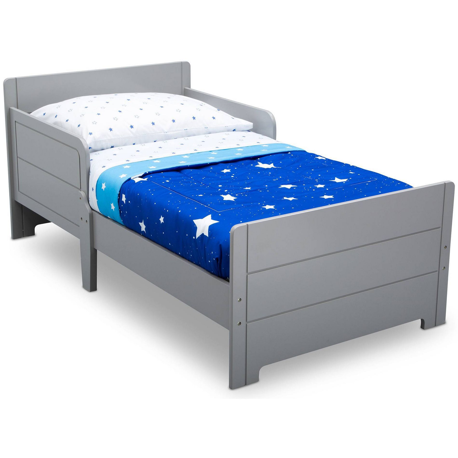 Delta Children MySize Wood Toddler Bed - Gray