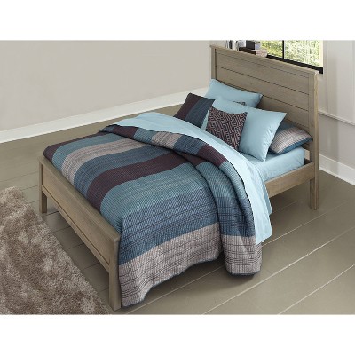 Full Highlands Alex Panel Bed Driftwood - Hillsdale Furniture
