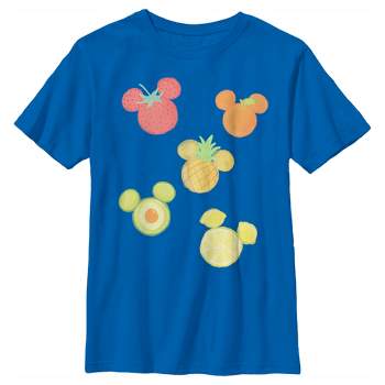 Boy's Disney Mickey Mouse Fruit Silhouettes T-Shirt
