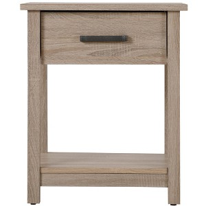 Passion Furniture Salem 1-Drawer Sandle Wood Nightstand (24 in. H x 20 in. W x 19 in. D) - 1 of 4