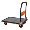JANSNO Foldable Wheelbarrow with 360° Swivel Wheels, Heavy-Duty Flatbed Cart for Lawn, Garden, and Warehouse Use - 4 of 4