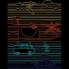 Men's Design By Humans Summer Zone Line By quilimo T-Shirt - 2 of 2