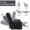 CAVINAS 350LBS Power Lift Electric Recliner with Dual Motor, Heated Massage & Infinite Positioning, Adjustable Lift Chair for Elderly - 3 of 4