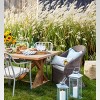 Outdoor Pouf Natural Woven - Threshold™ - image 4 of 4