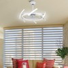 Bella Depot 24" Modern LED Ceiling Fan with Dimmable Light, 6-Speed Reversible with Remote and APP Control - 3 of 4