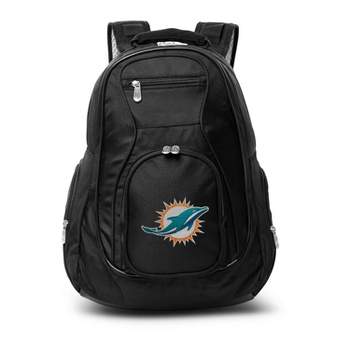 NFL Miami Dolphins Premium 19" Laptop Backpack - Black