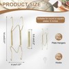 Unique Bargains Stainless Steel Invisible Wall U-shaped Plate Hangers with Traceless Nail 10 Pcs - 2 of 4