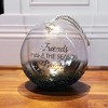 Pavilion Gift Company - Holiday Friends - 9.5" Emerald Beaded Glass Lantern - Candle Holders - 2 of 4