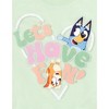 Bluey Girls T-Shirt and Twill Shorts Outfit Set Toddler Sizes (2T - 10-12) - 4 of 4